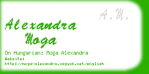 alexandra moga business card